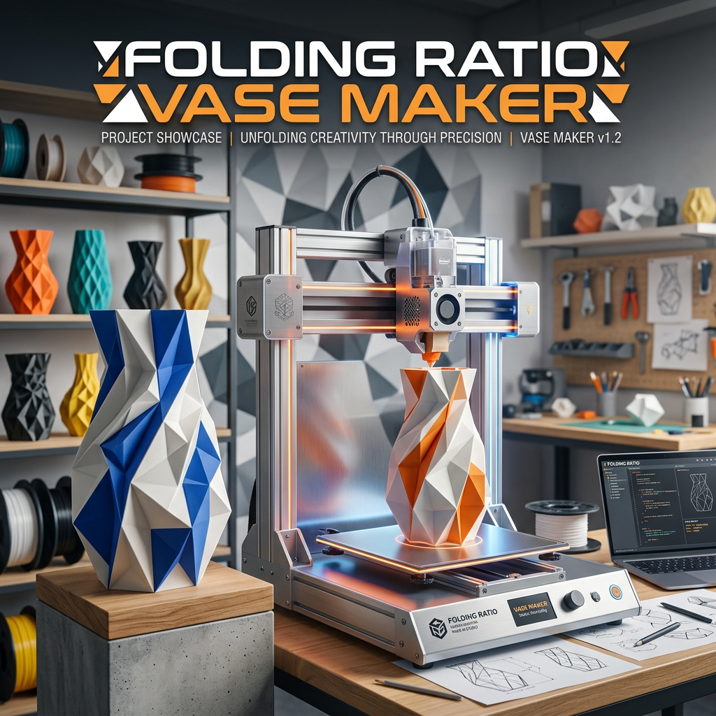 FOLDING RATIO VASE MAKER 