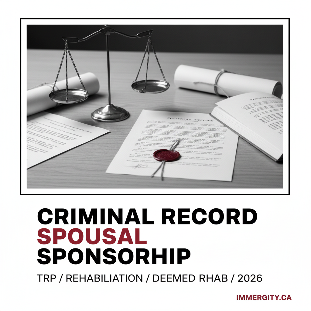 Spousal sponsorship criminal record applicant guide Canada 2026 — IMMERGITY RCIC
