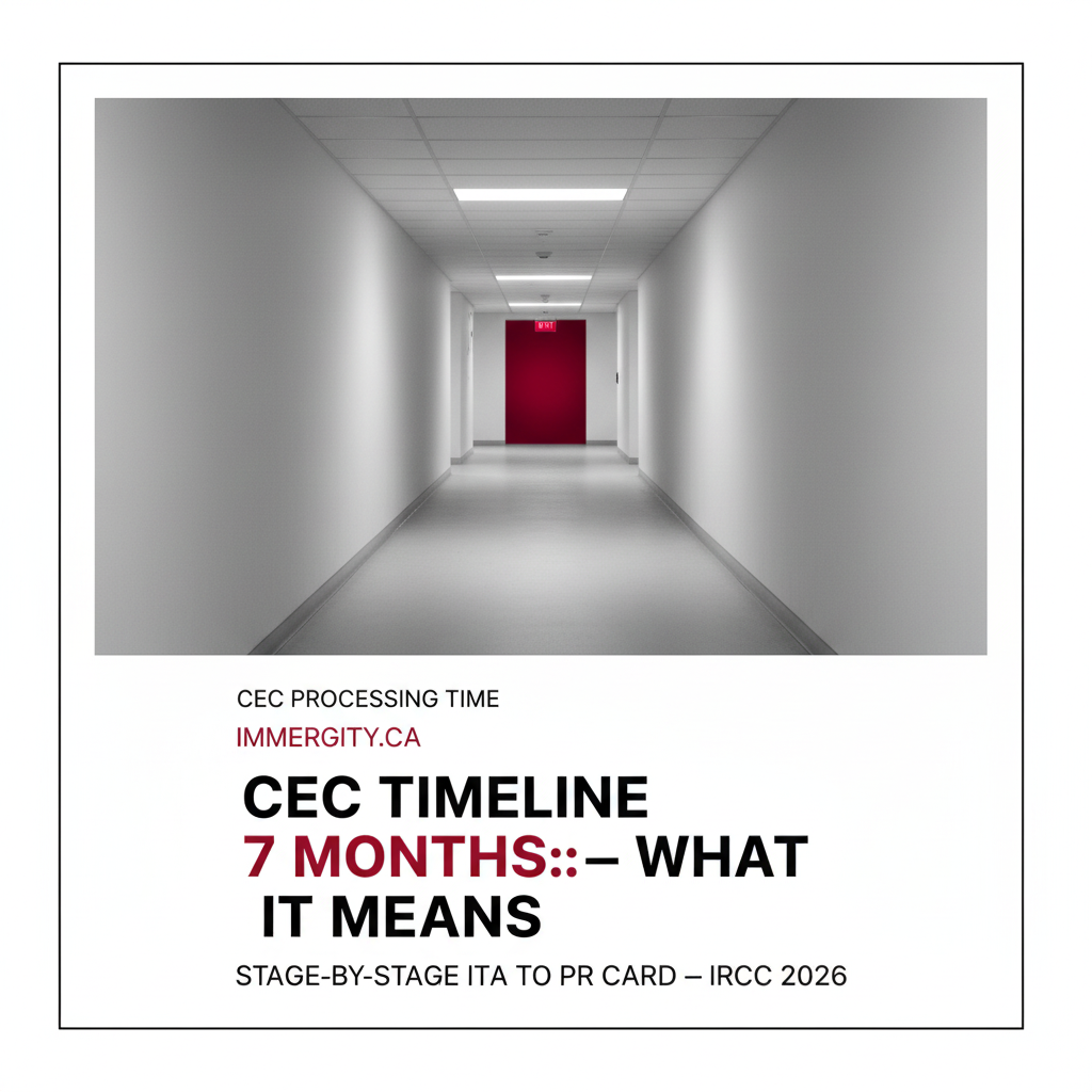 CEC processing time 2026 — Canadian Experience Class ITA to eCOPR timeline stage by stage