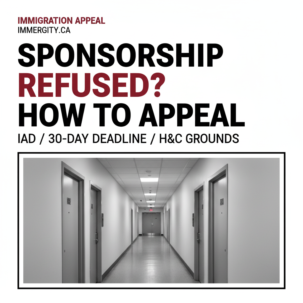 Spousal sponsorship refused — IAD appeal guide Canada 2026 by IMMERGITY RCIC