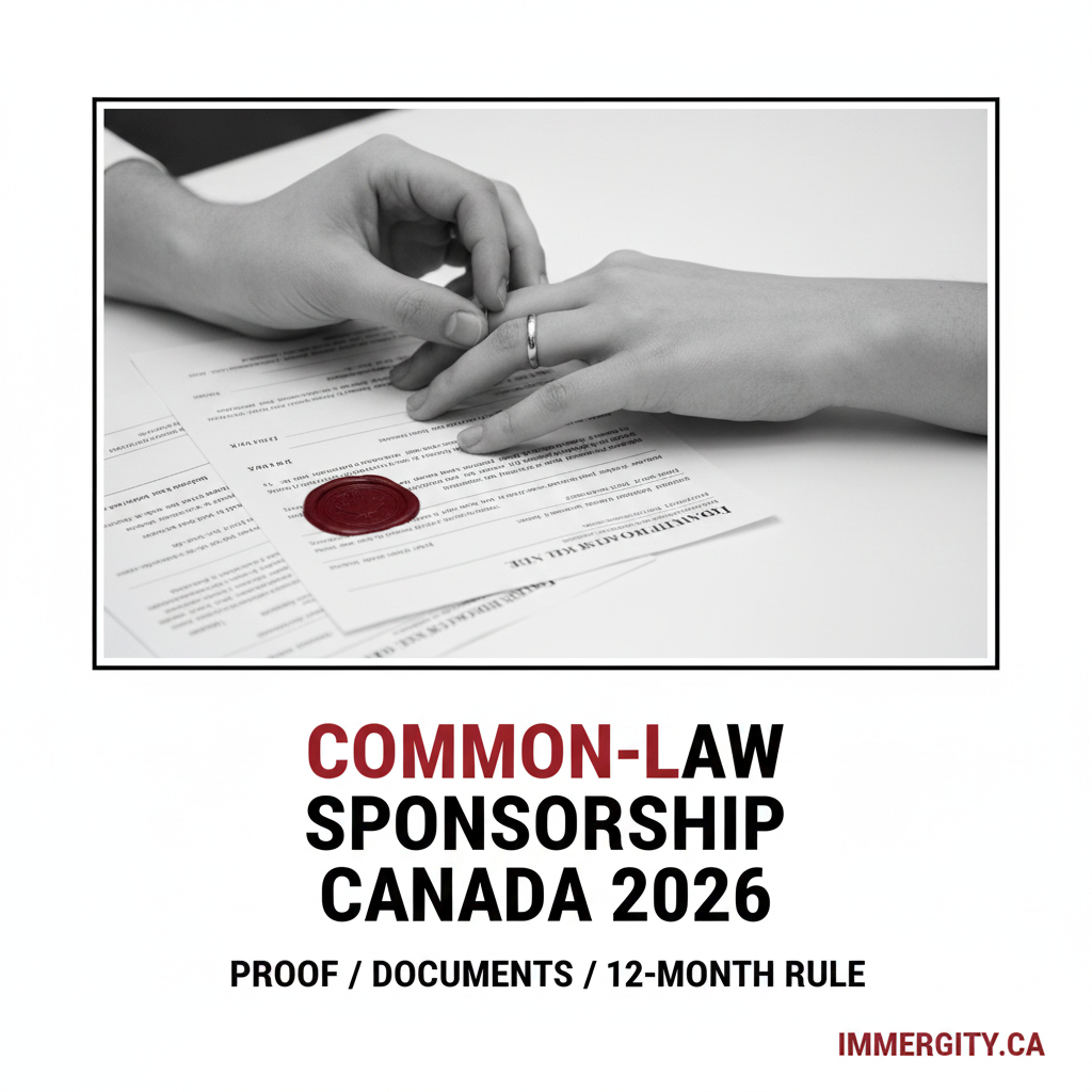 Common-Law Sponsorship Canada 2026 — proof of relationship and eligibility guide by IMMERGITY RCIC