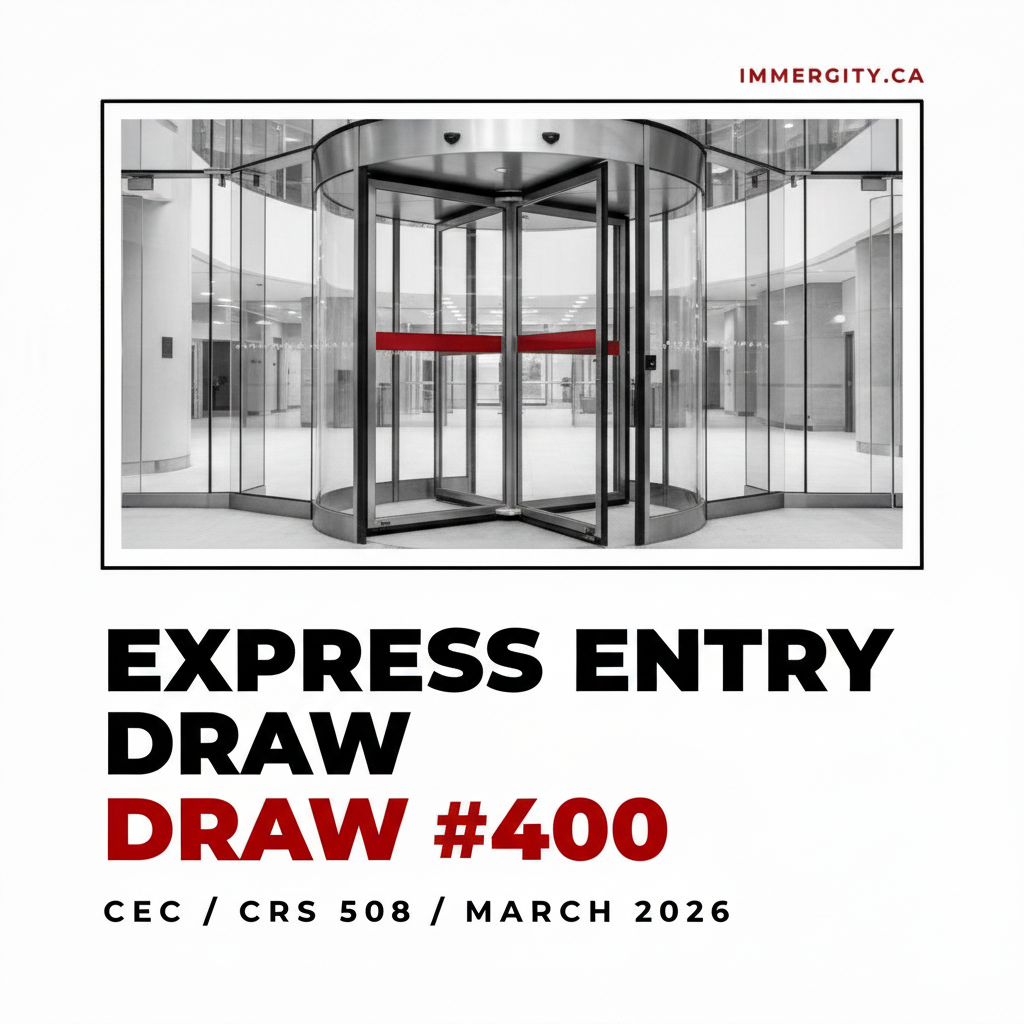 Express Entry Draw #400 CEC CRS 508 March 2026