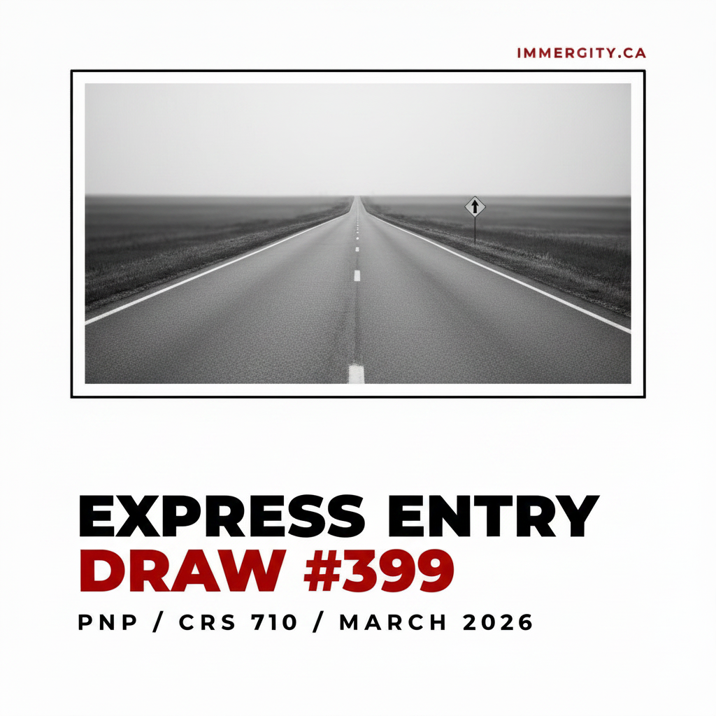 Express Entry Draw #399 PNP CRS 710 March 2026