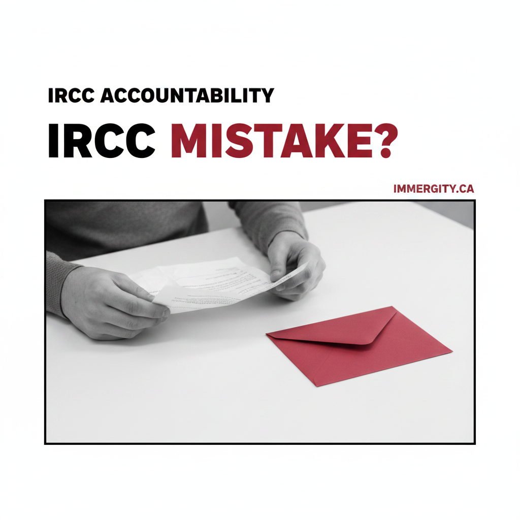 IRCC refused application by mistake Canada 2026 — reconsideration request guide by IMMERGITY RCIC