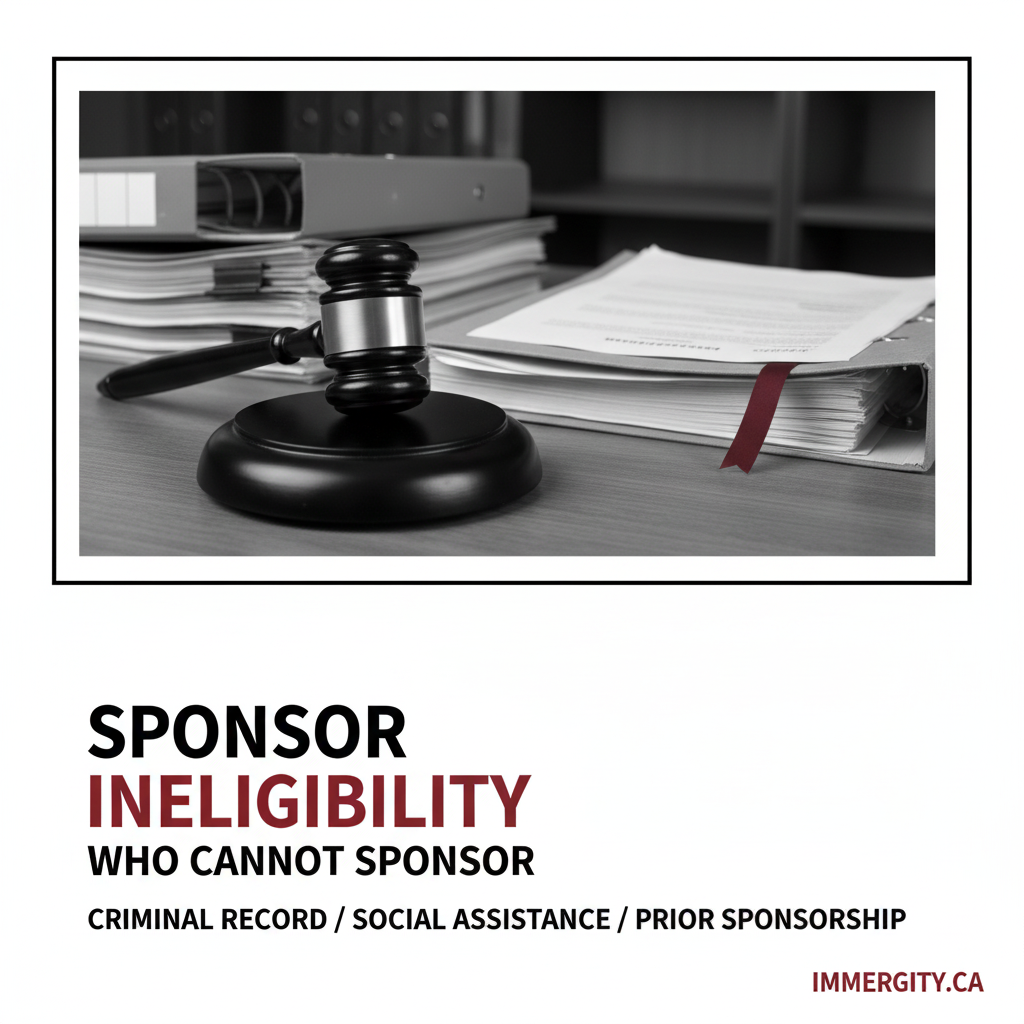 Who cannot sponsor a spouse in Canada 2026 — sponsor ineligibility rules by IMMERGITY RCIC