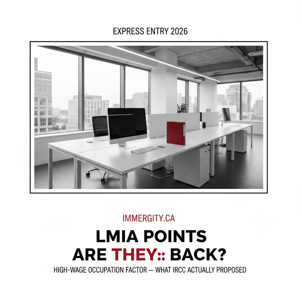 LMIA points coming back Express Entry 2026 — High-Wage Occupation Factor IRCC
