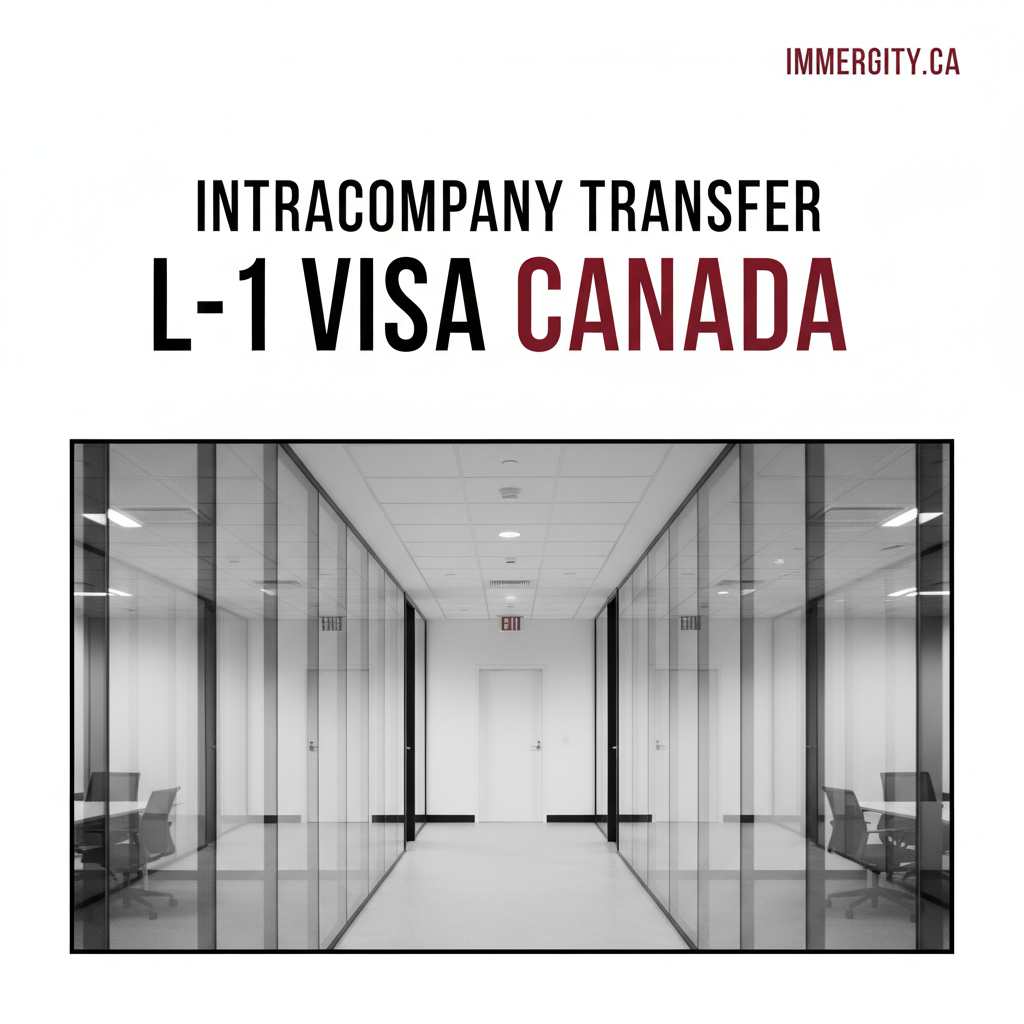 L-1 visa to Canada intracompany transfer work permit and PR pathway 2026 by IMMERGITY RCIC