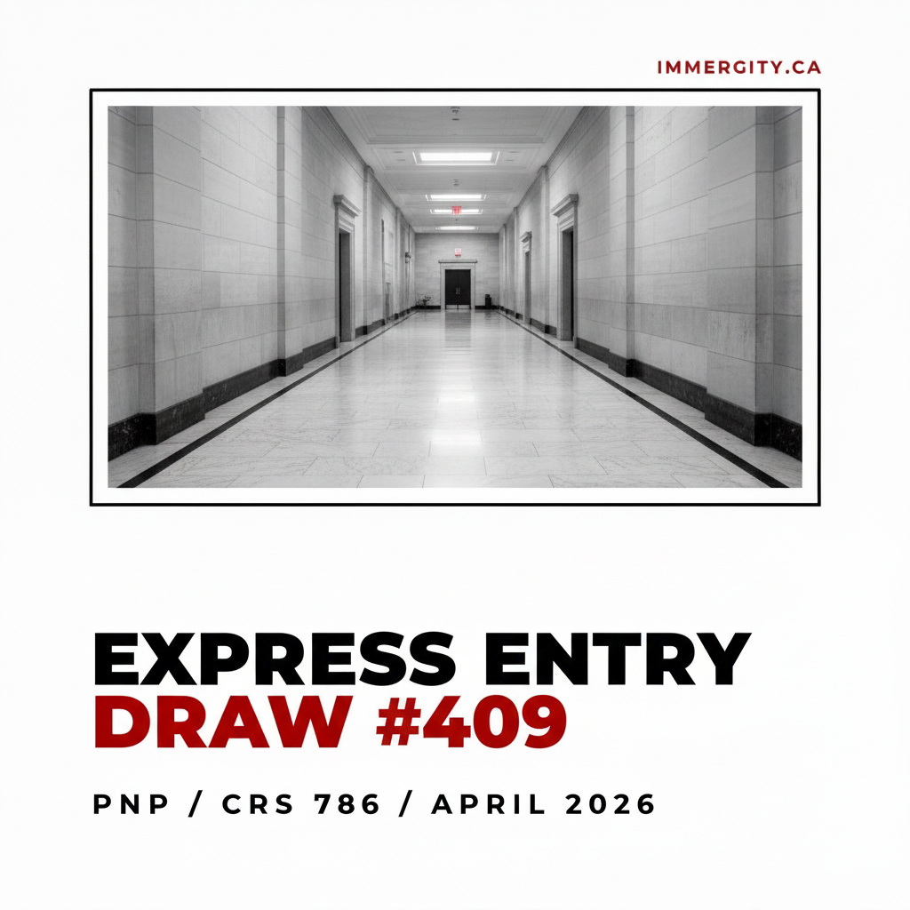 Express Entry Draw #409 PNP CRS 786 April 2026
