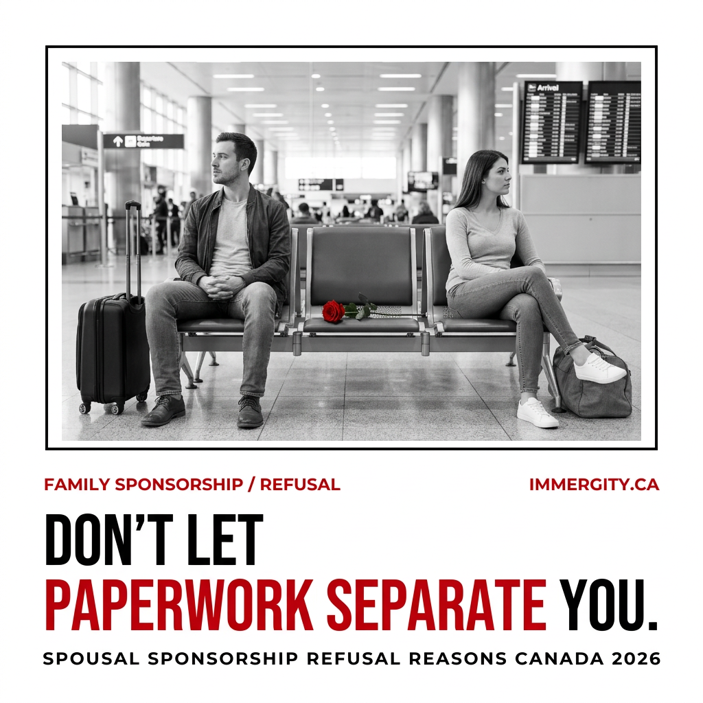 Spousal sponsorship refusal reasons Canada 2026 — how to avoid rejection IRCC bad faith marriage relationship evidence IMMERGITY