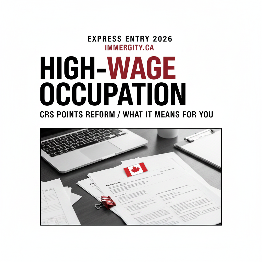 Express Entry high-wage occupation factor CRS score reform 2026 Canada immigration guide