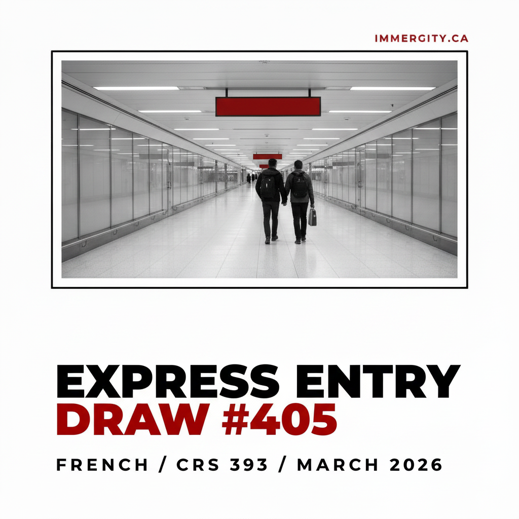 Express Entry Draw #405 French CRS 393 March 2026