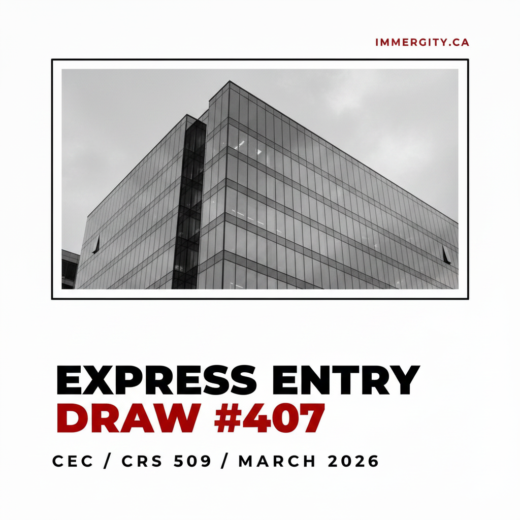 Express Entry Draw #407 CEC CRS 509 March 2026