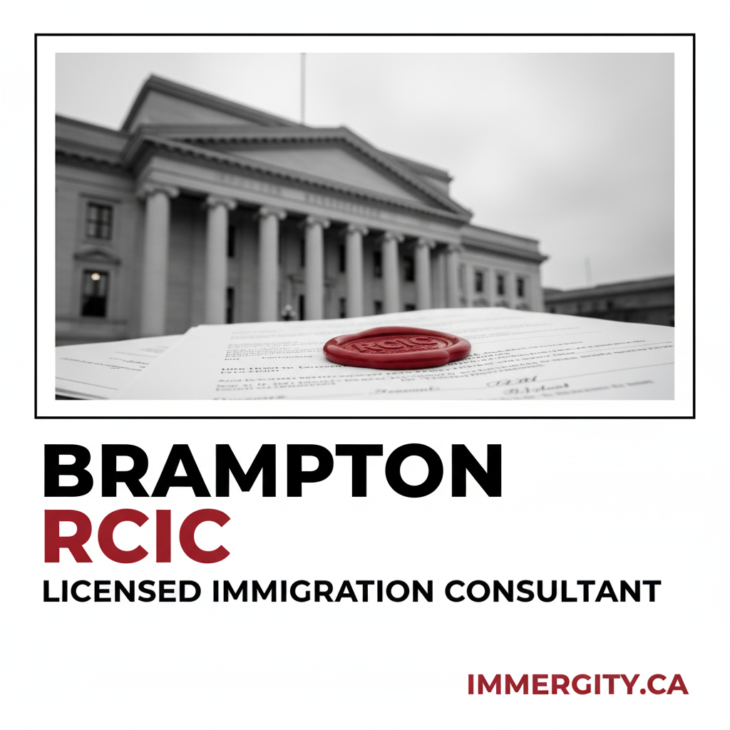 Immigration consultant Brampton 2026 — licensed RCIC serving Brampton and Peel Region by IMMERGITY