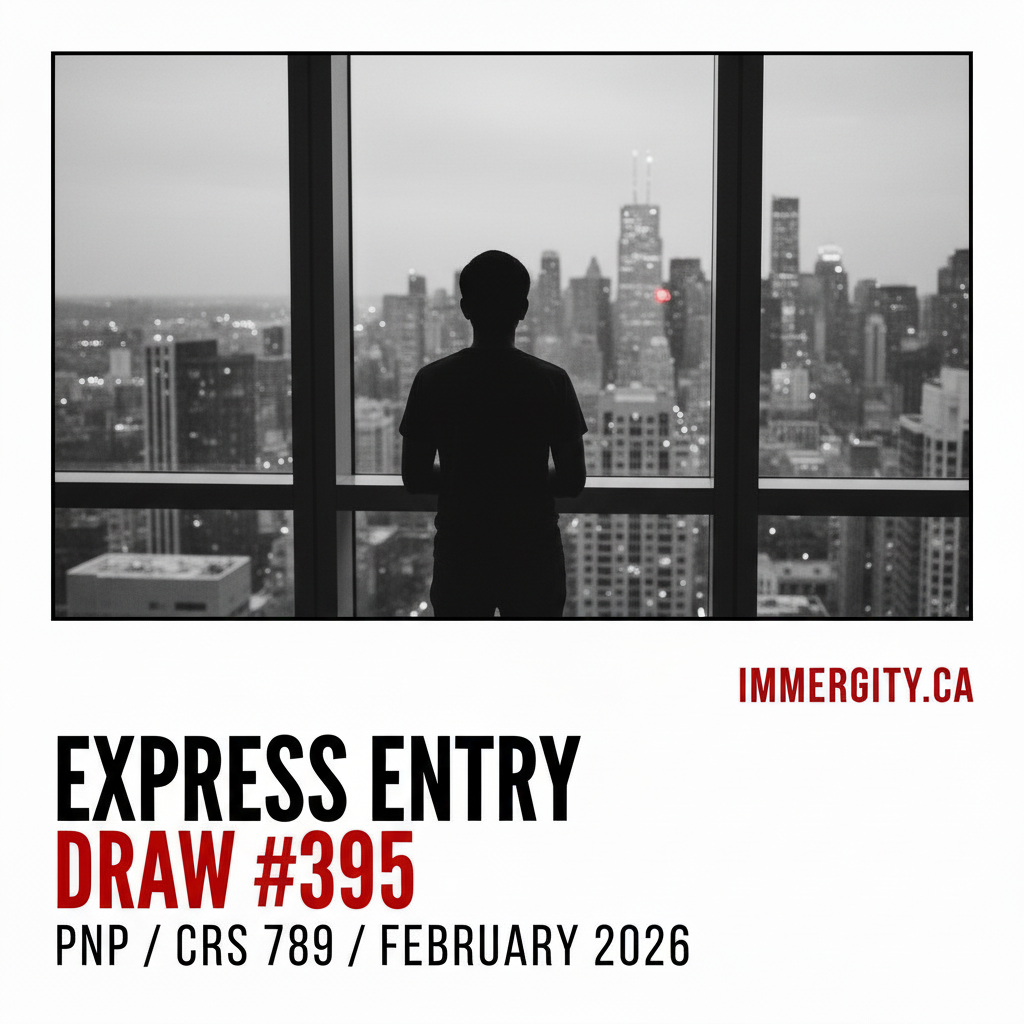 Express Entry Draw #395 PNP CRS 789 February 2026