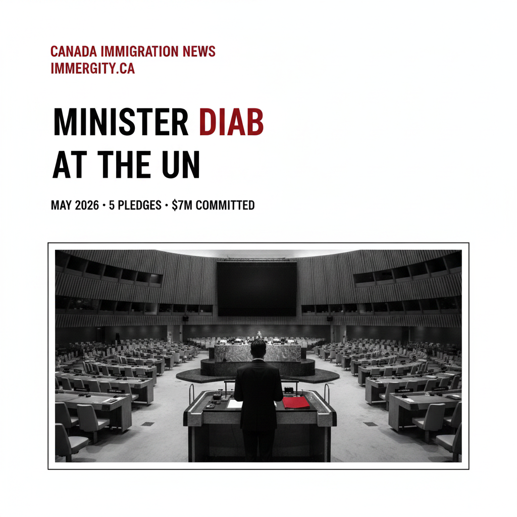 Canada immigration news — Minister Metlege Diab at the United Nations International Migration Review Forum 2026