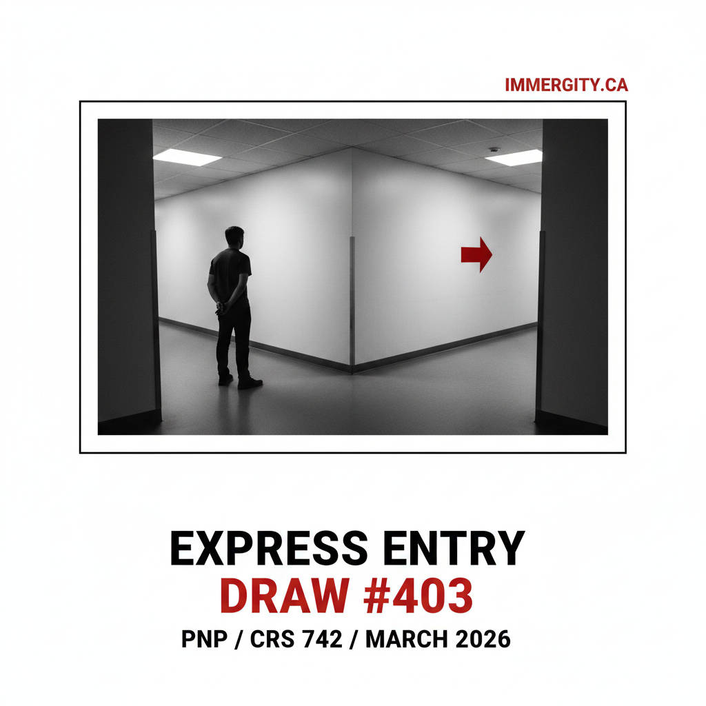 Express Entry Draw #403 PNP CRS 742 March 2026