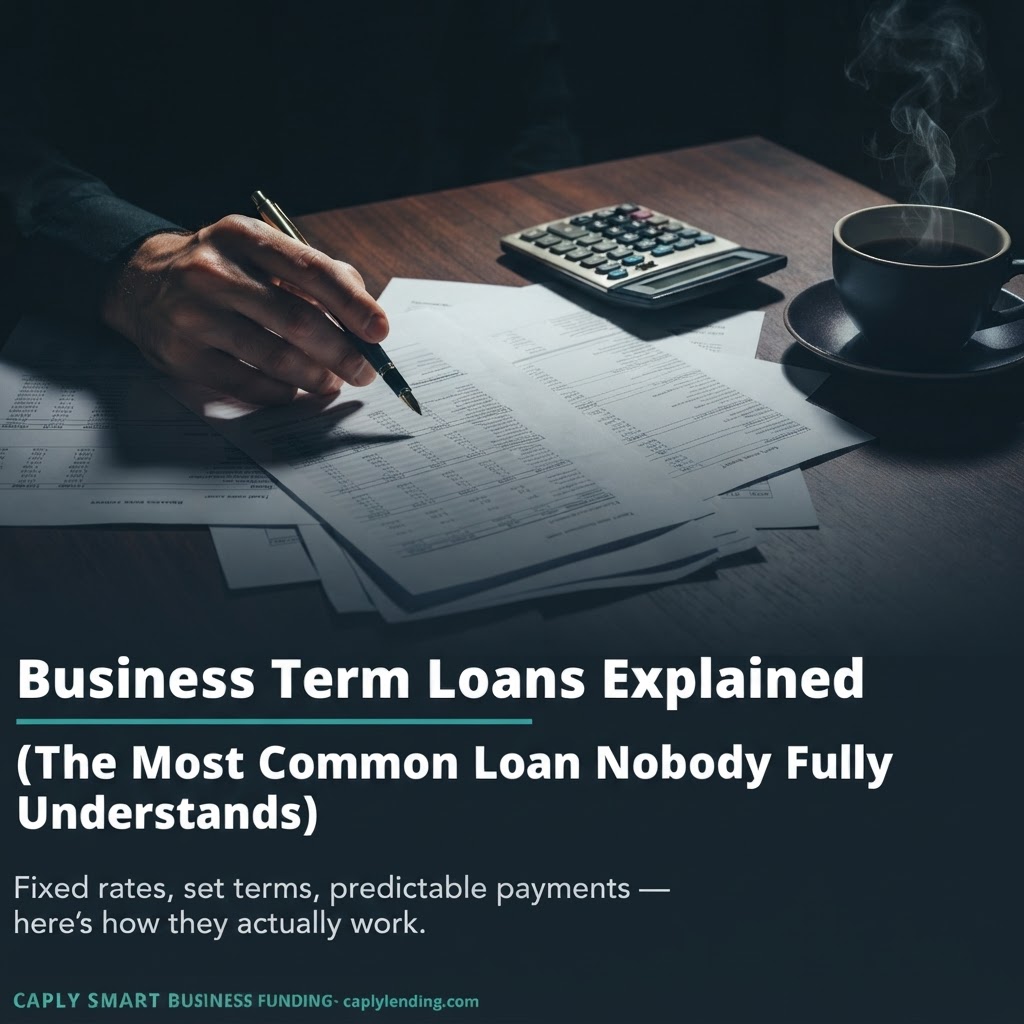 Business term loans explained