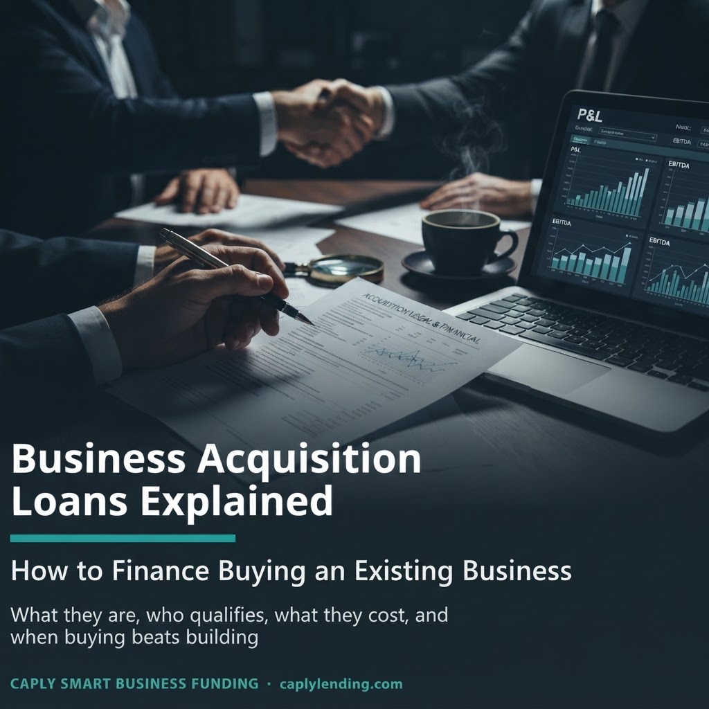 Business acquisition loans explained