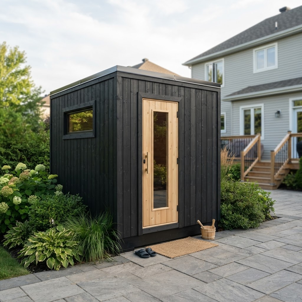 The Modern Cube — 6'x8' Sauna