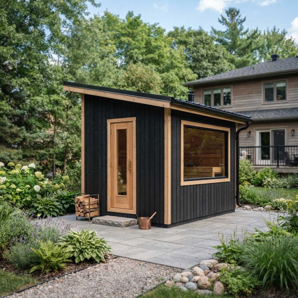 The Modern Shed — 6'x8' Sauna