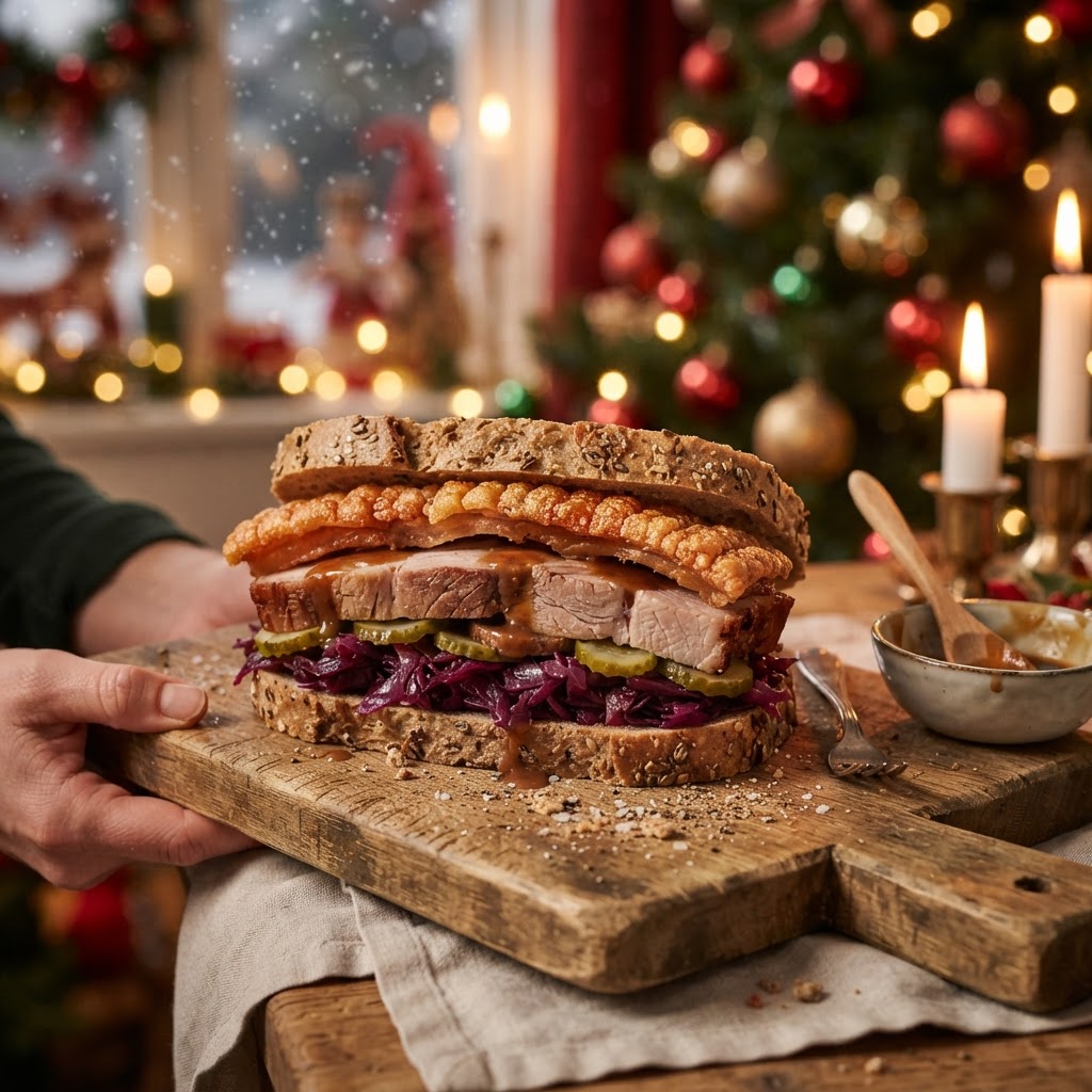 Flæskesteg sandwich