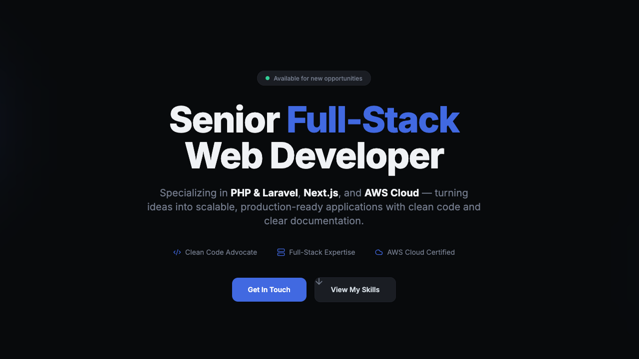dev-template-1 template preview