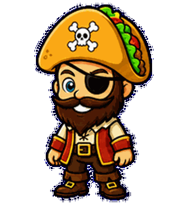 Taco Bill, captain of the taco seas