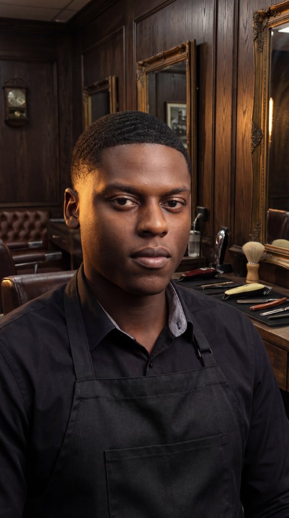 Jacobi , barber at MVP Grooming — fades and beard work