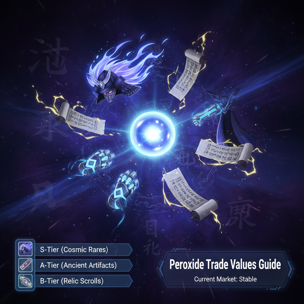 Peroxide Trade Values Guide 2026 — What Every Item Is Worth