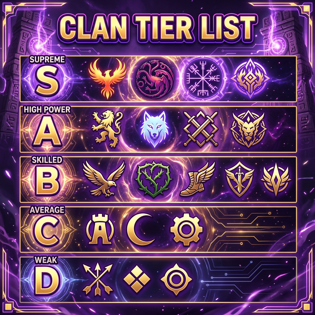 Paradox Clan Tier List (2026) — Best Clans Ranked