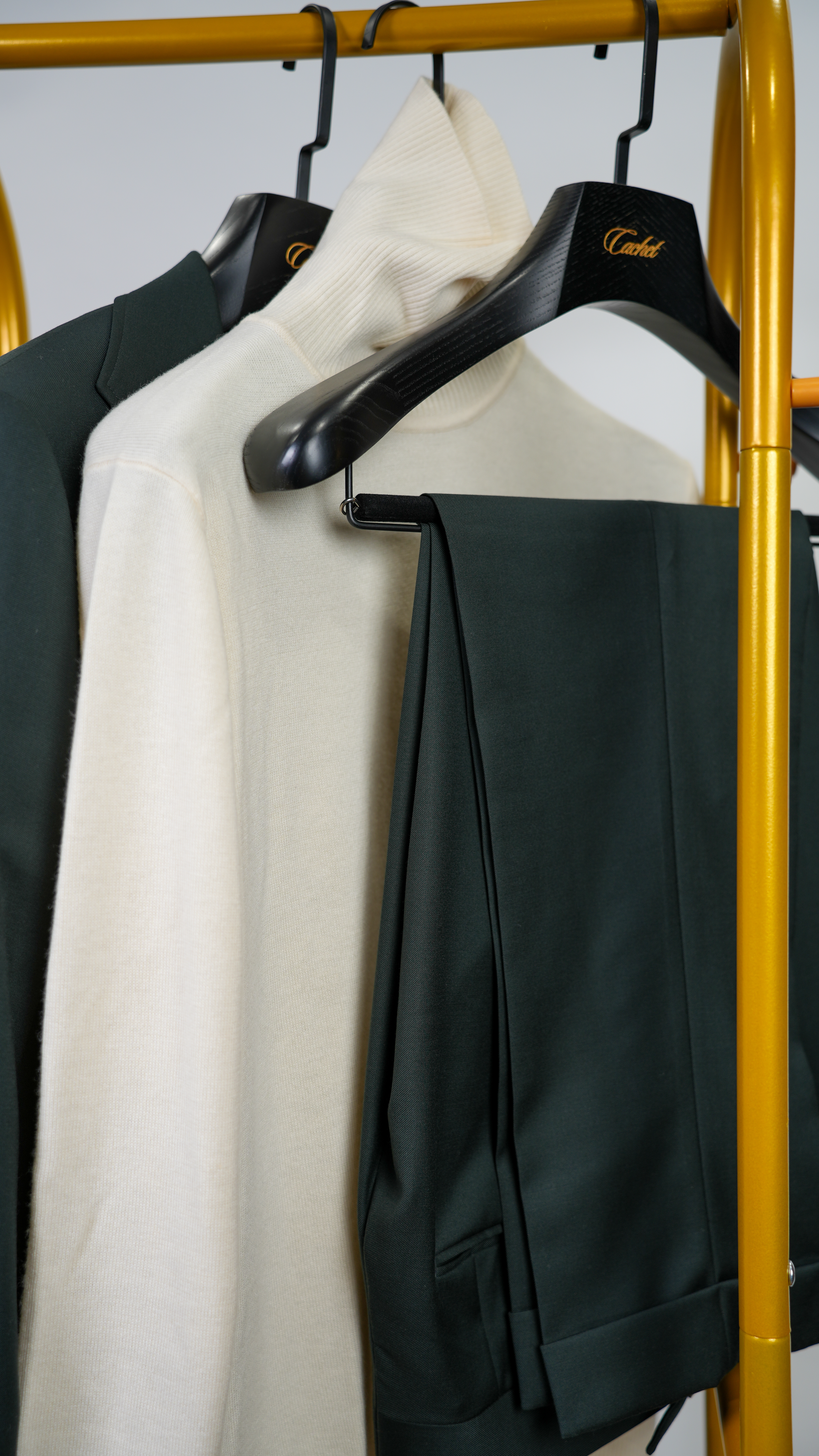 The Cream Wool Turtleneck - View 1