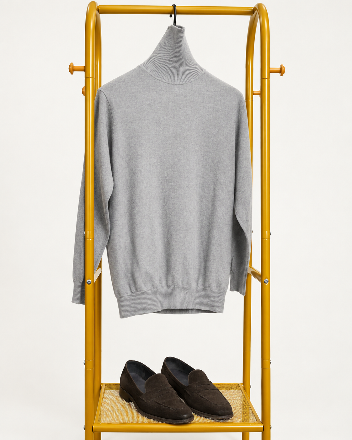 The Light Grey Mock Neck - View 1