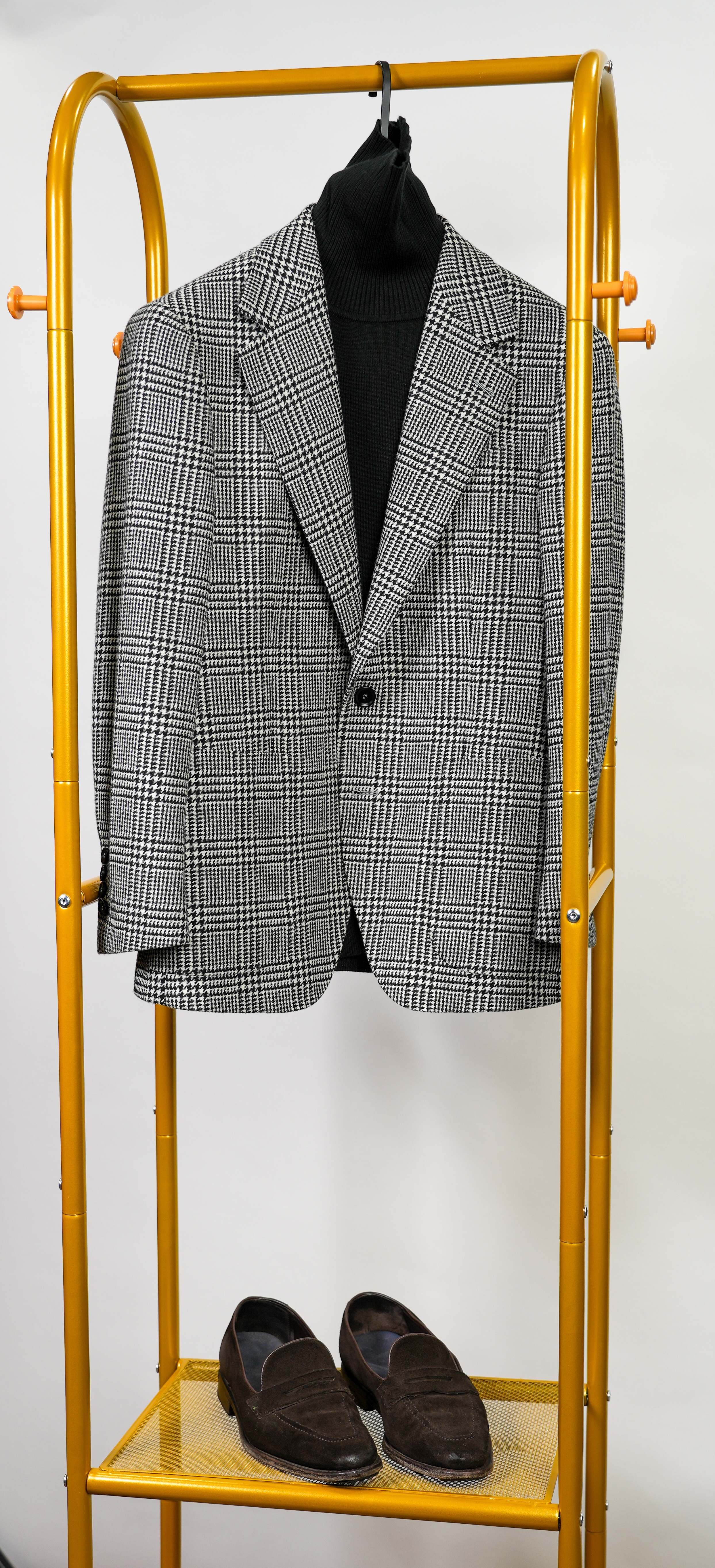 The Glen Houndstooth Flannel Jacket - View 1