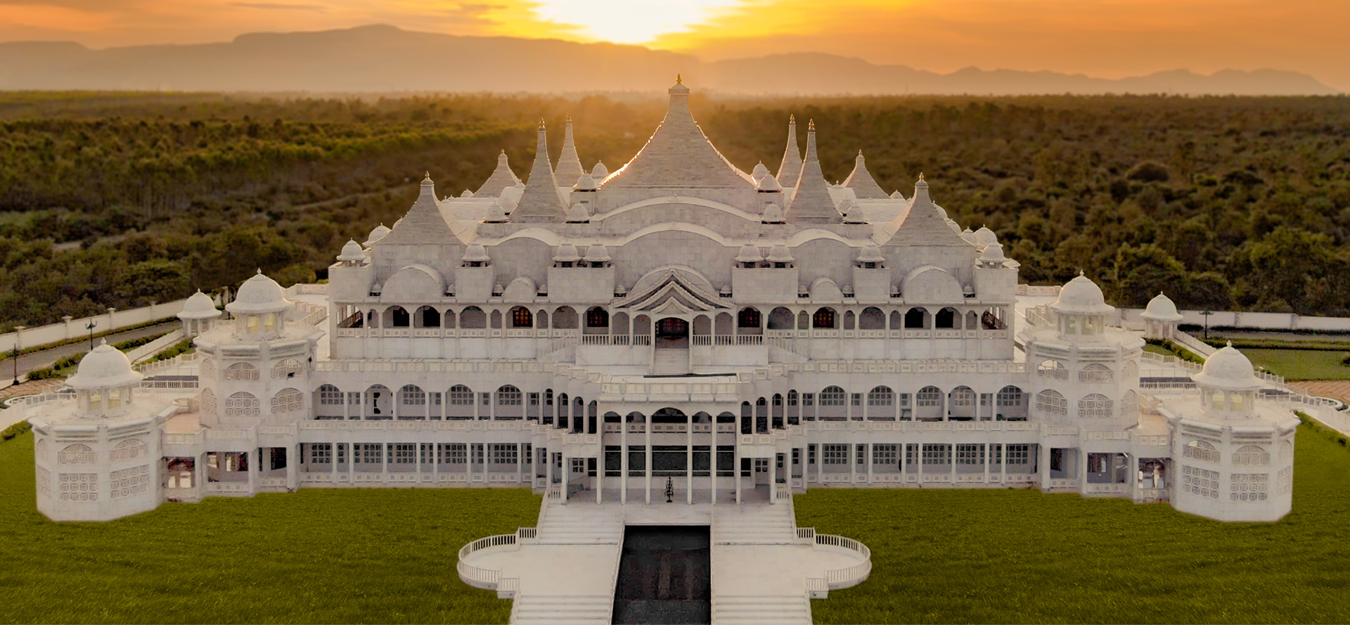 Ekam Temple at Sunset