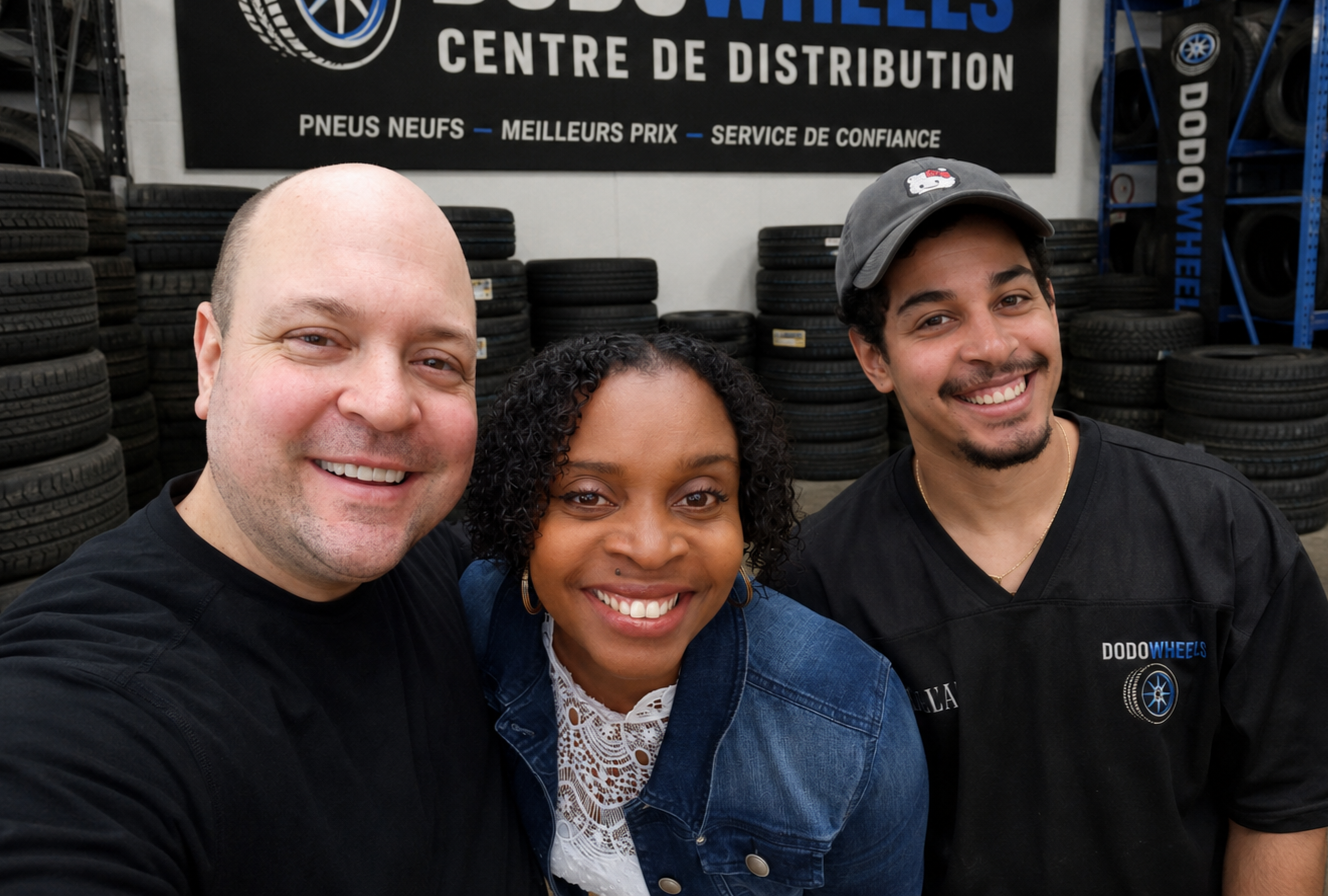L'équipe TLA au centre de distribution