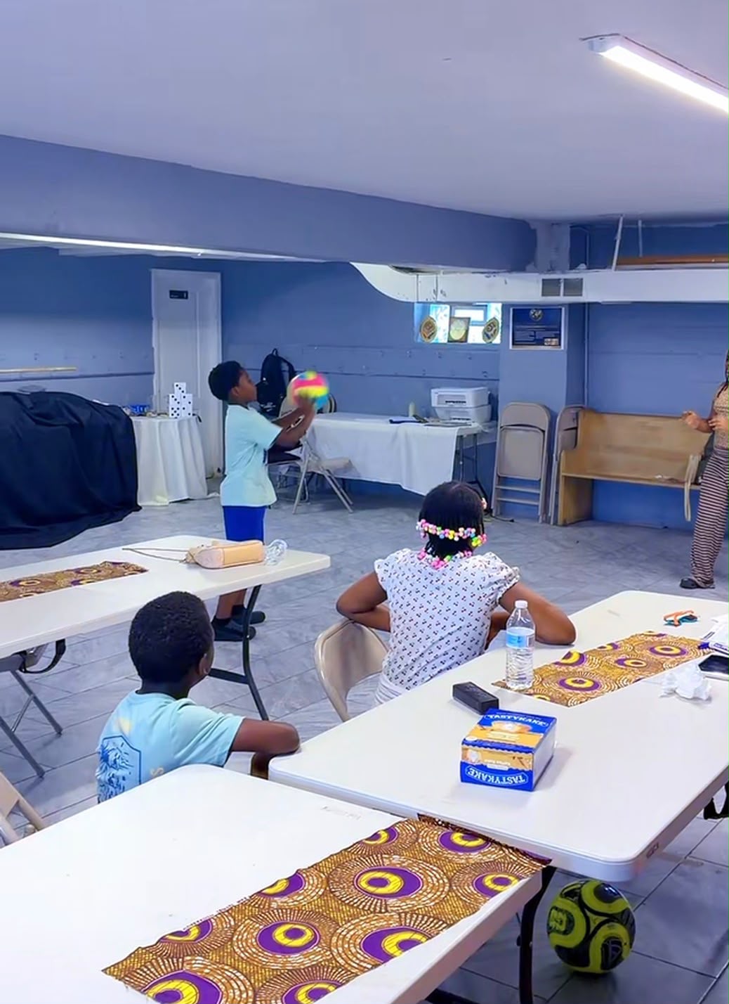 Junior TULA ball game fun at the center