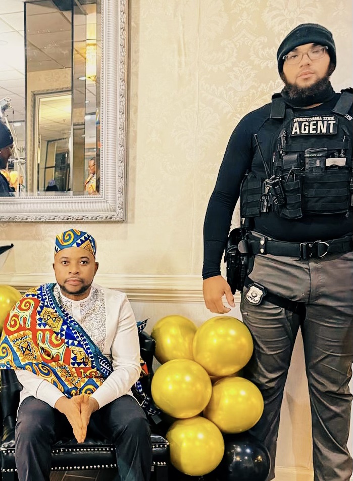 Chief Tuazama with PA State Agent
