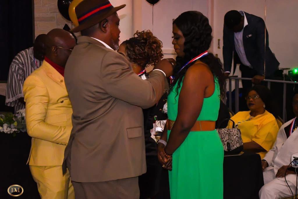 Medal presentation at the Chief Tuazama Legacy Awards
