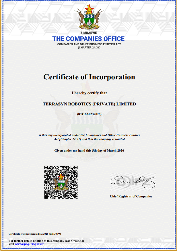 Certificate of Incorporation