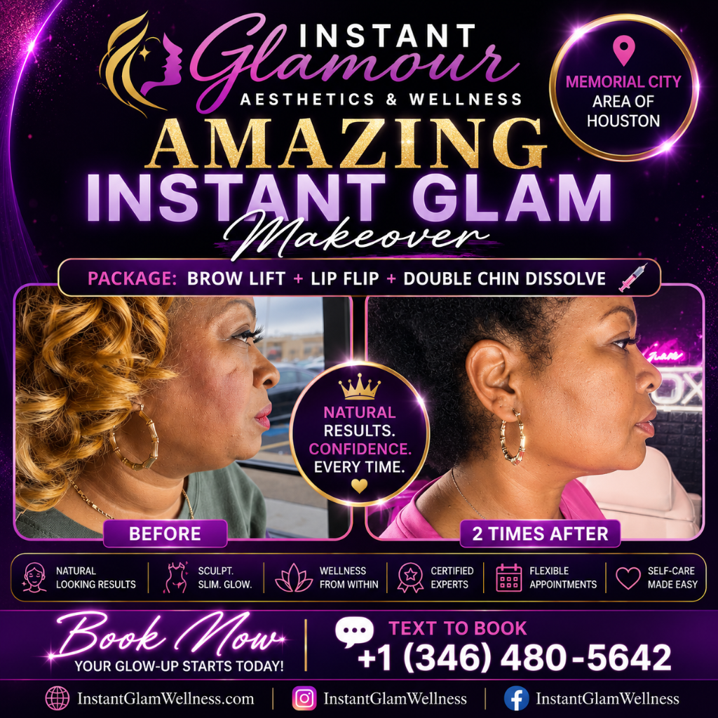 Brow Lift + Lip Flip + Double Chin Dissolve