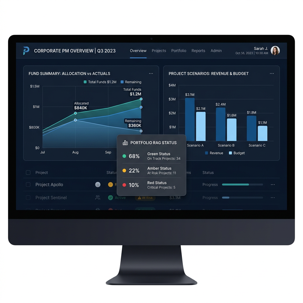 Portfolio RAG Status Dashboard