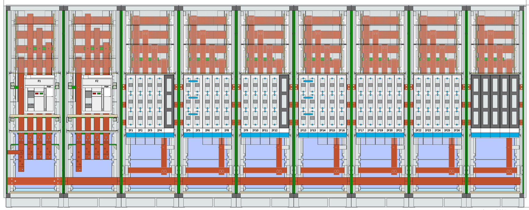 RESO Power Panels – Belegungsplan einer modularen Schaltanlage