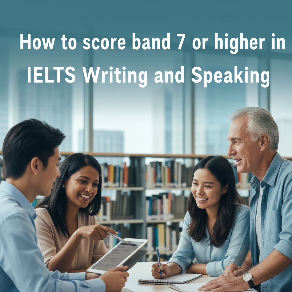 How to score band 7 or higher in IELTS Writing and Speaking