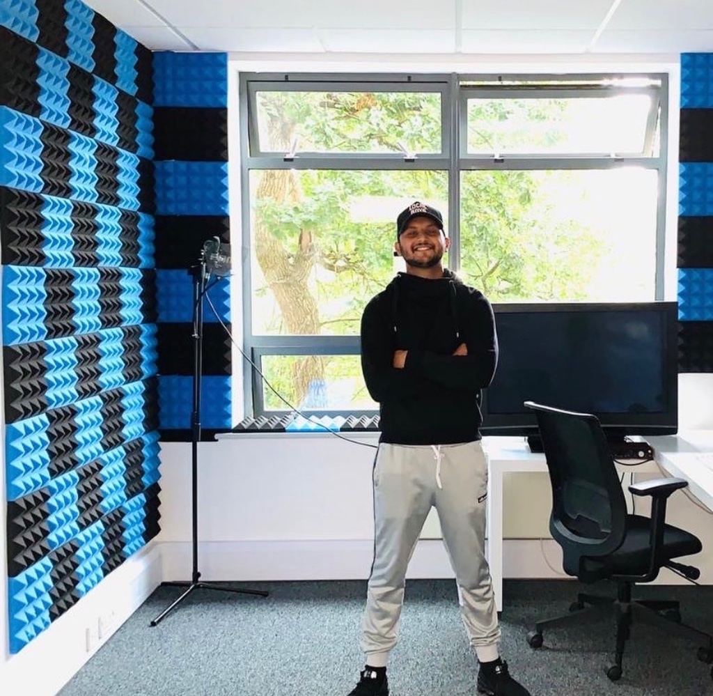 Rish in the studio