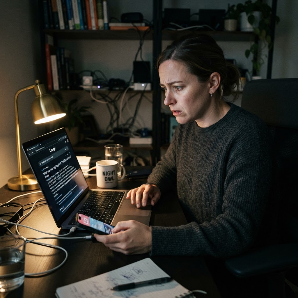 A marketer discovers their brand is being criticized in AI search results