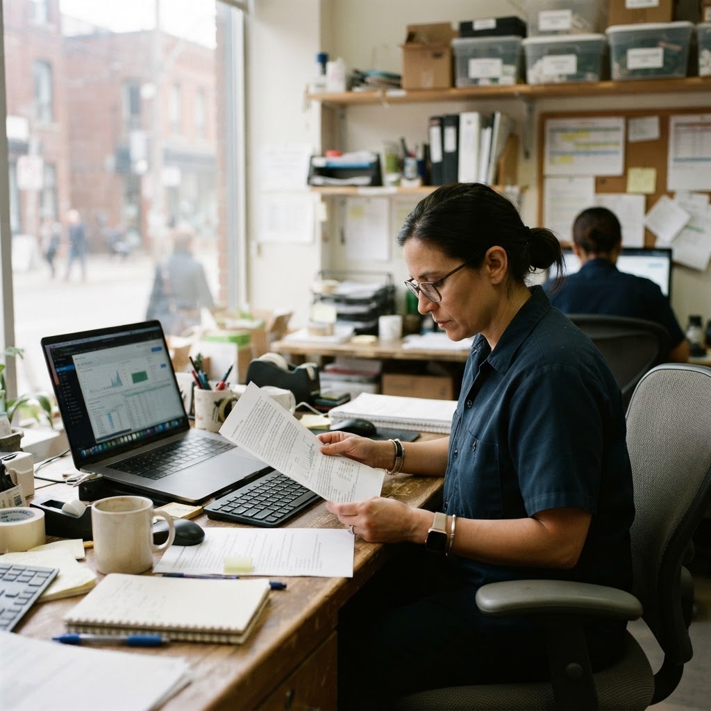 A dispensary operator checking business facts before they reach search systems