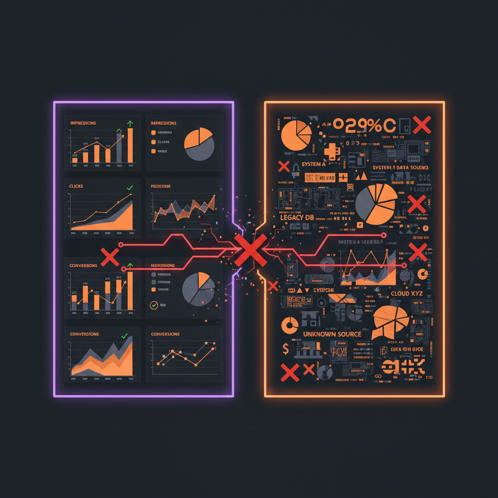 Data fragmentation across marketing platforms