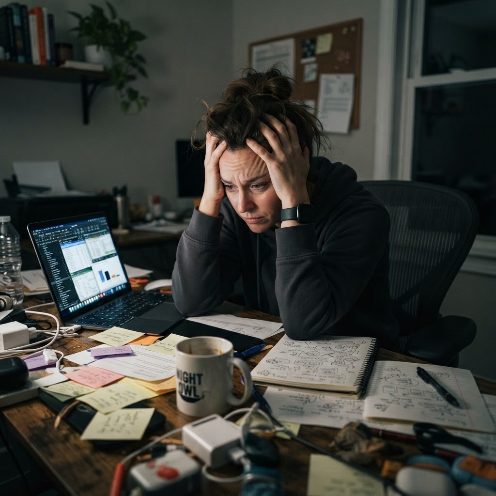 A marketing manager realizing the AI agent just did something they did not authorize.