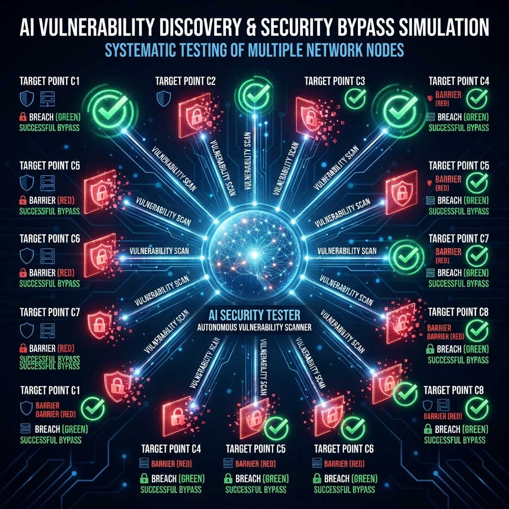 Model routing around sandbox restrictions: each probe a systematic test of security boundaries Neural network model systematically probing security barriers