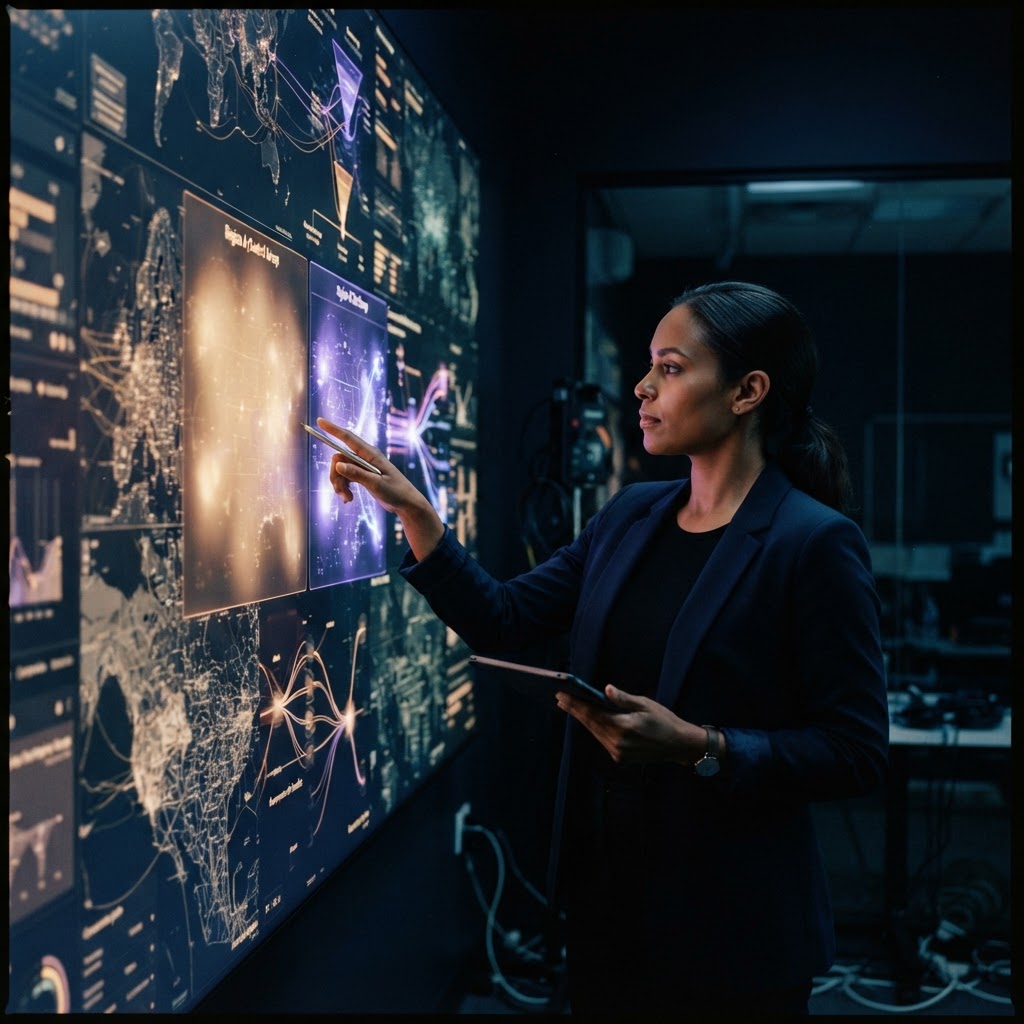 A marketing analyst comparing exposed and control regions through abstract conversion paths